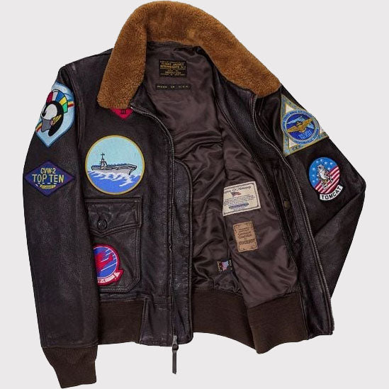 Authentic G-1 Jacket from TOP GUN Movie