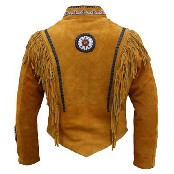 Authentic Western Leather Indian Carnival Jacket