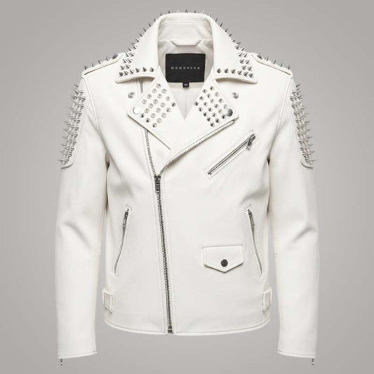 Best sugar skull motorcycle jacket in genuine cowhide leather by Jackets Kingdom