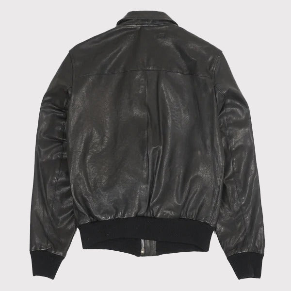 Classic Black Leather Jacket for Men