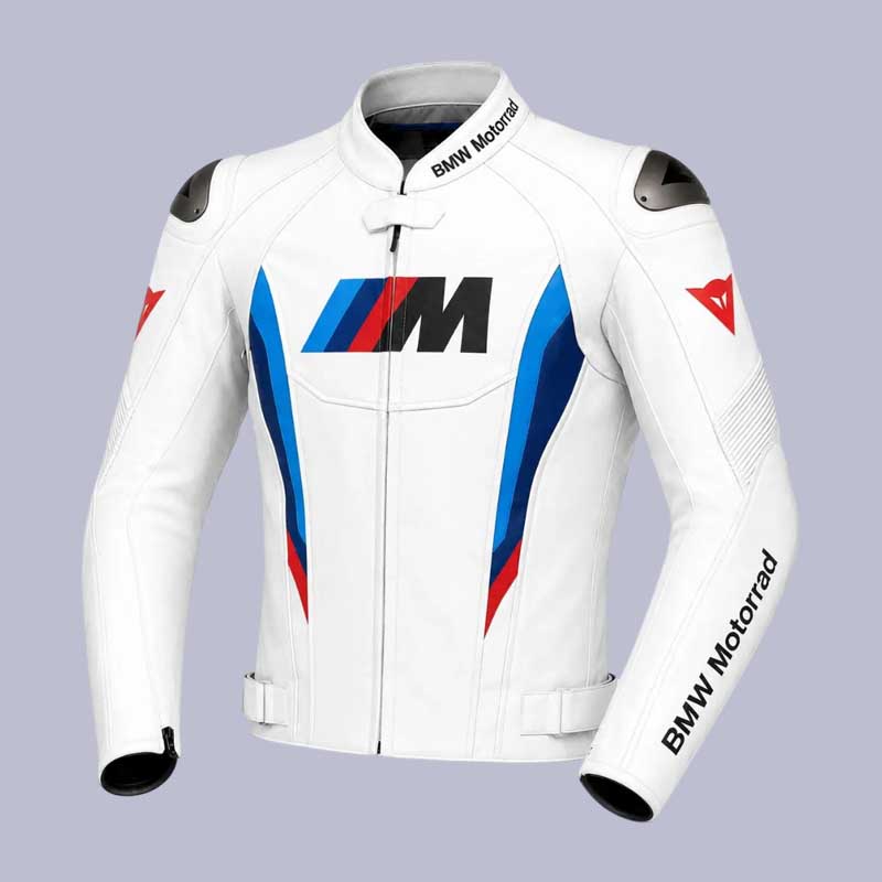 BMW Biker Leather Jacket in Genuine Cowhide Leather by Jackets Kingdom