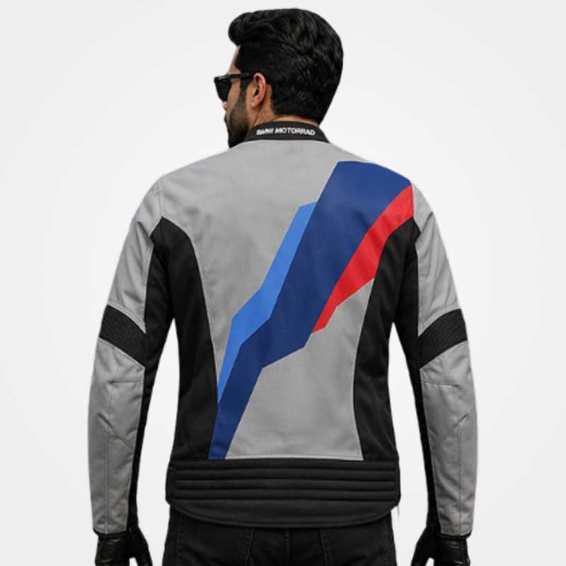 BMW Men Mesh Motorcycle Jacket Black Lightweight Summer Riding Jacket with Armor