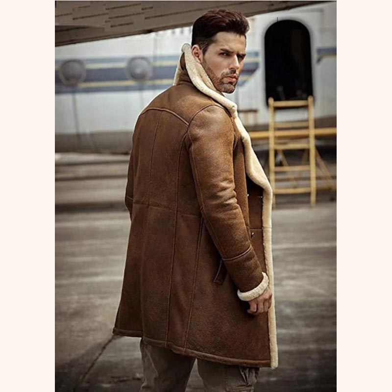 buy mens shearling flight jacket at jackets kingdom