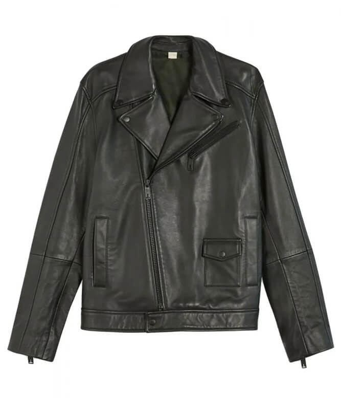 carve leather biker jacket