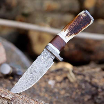 Custom Damascus Steel Folding Tool and Handmade Gift for Dad | Jackets Kingdom