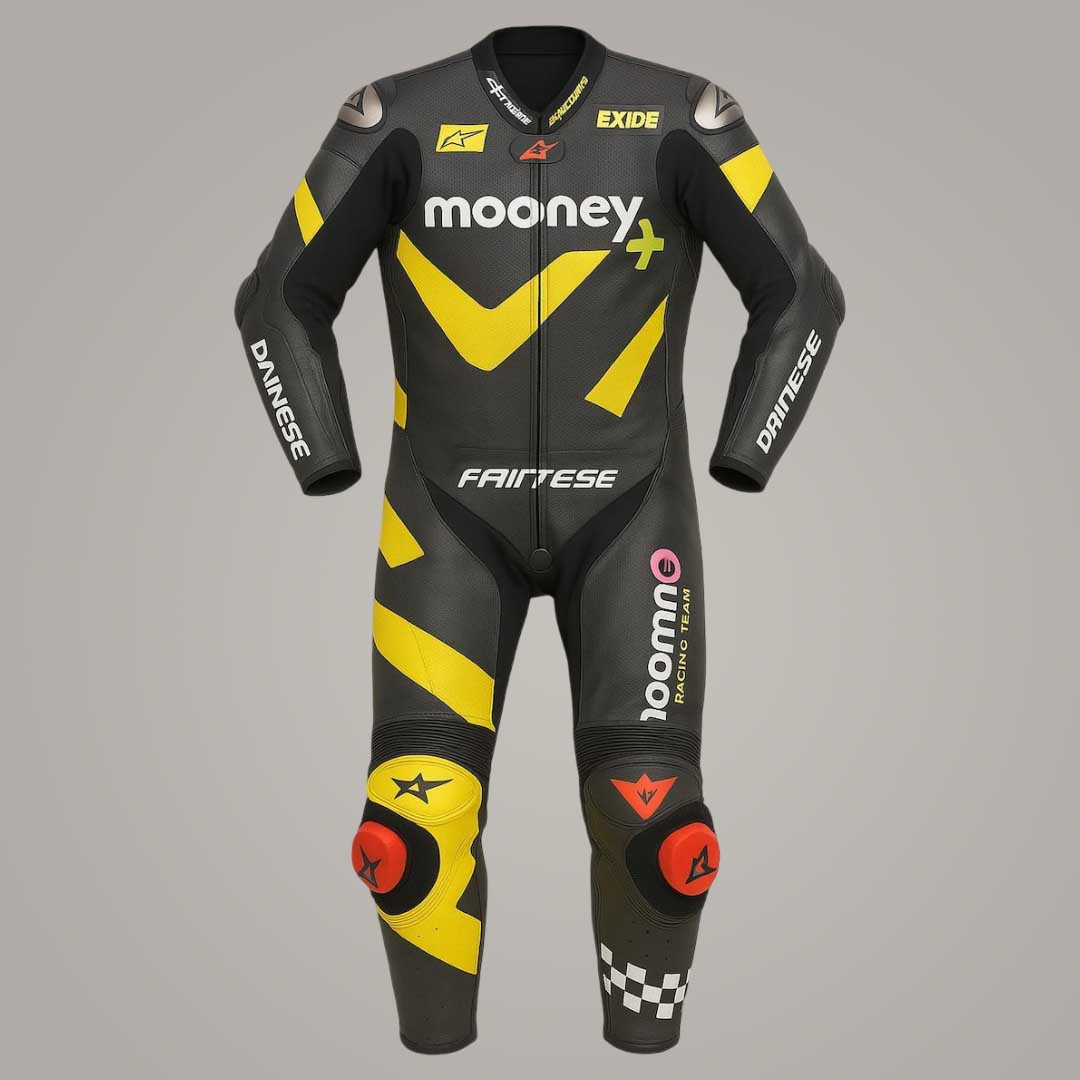 Custom Leather Motorcycle Racing Suit CE Approved Protective Gear