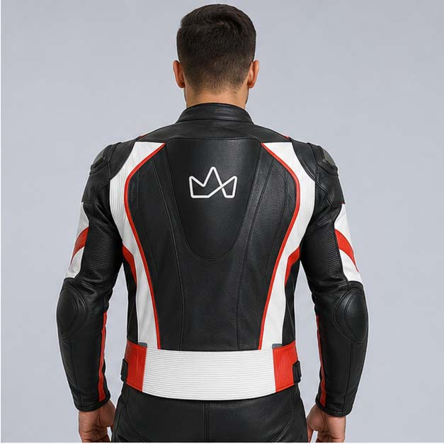 Personalized motorcycle riding jacket with CE approved armor