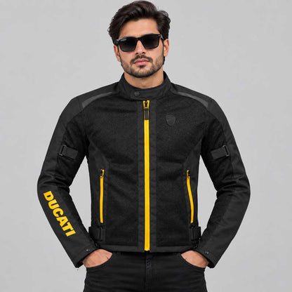 Men’s breathable Ducati summer motorcycle riding jacket