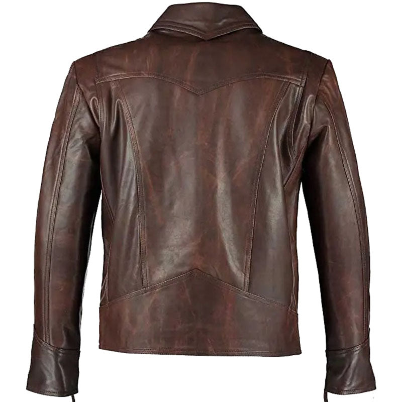 Fashion Logan Wolverine Vintage Brown Leather Jacket