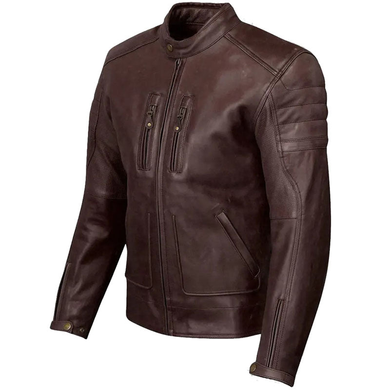 Fashion Merlin Draycott Leather Jacket