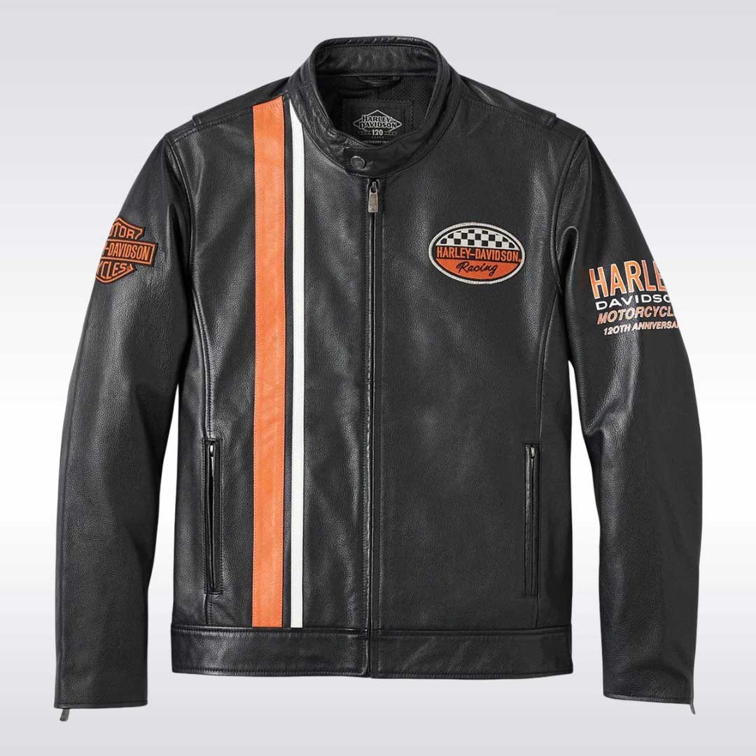 Harley Davidson 120th Anniversary Racing Leather Jacket