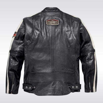 Harley Davidson Command Midweight Leather Motorcycle Jacket for Men