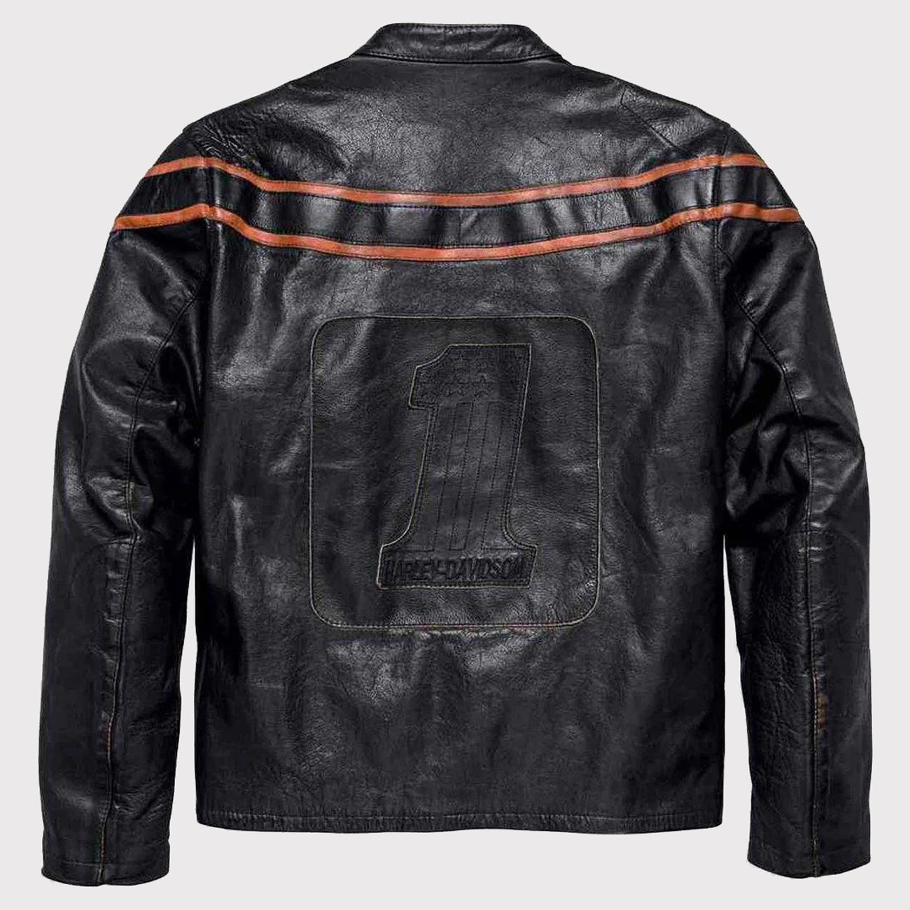 Harley-Davidson Men's Double Ton Slim Fit Leather Jacket