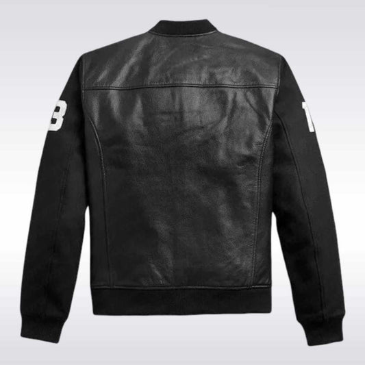 Harley Davidson HD MC Mixed Media Bomber Jacket for Riders