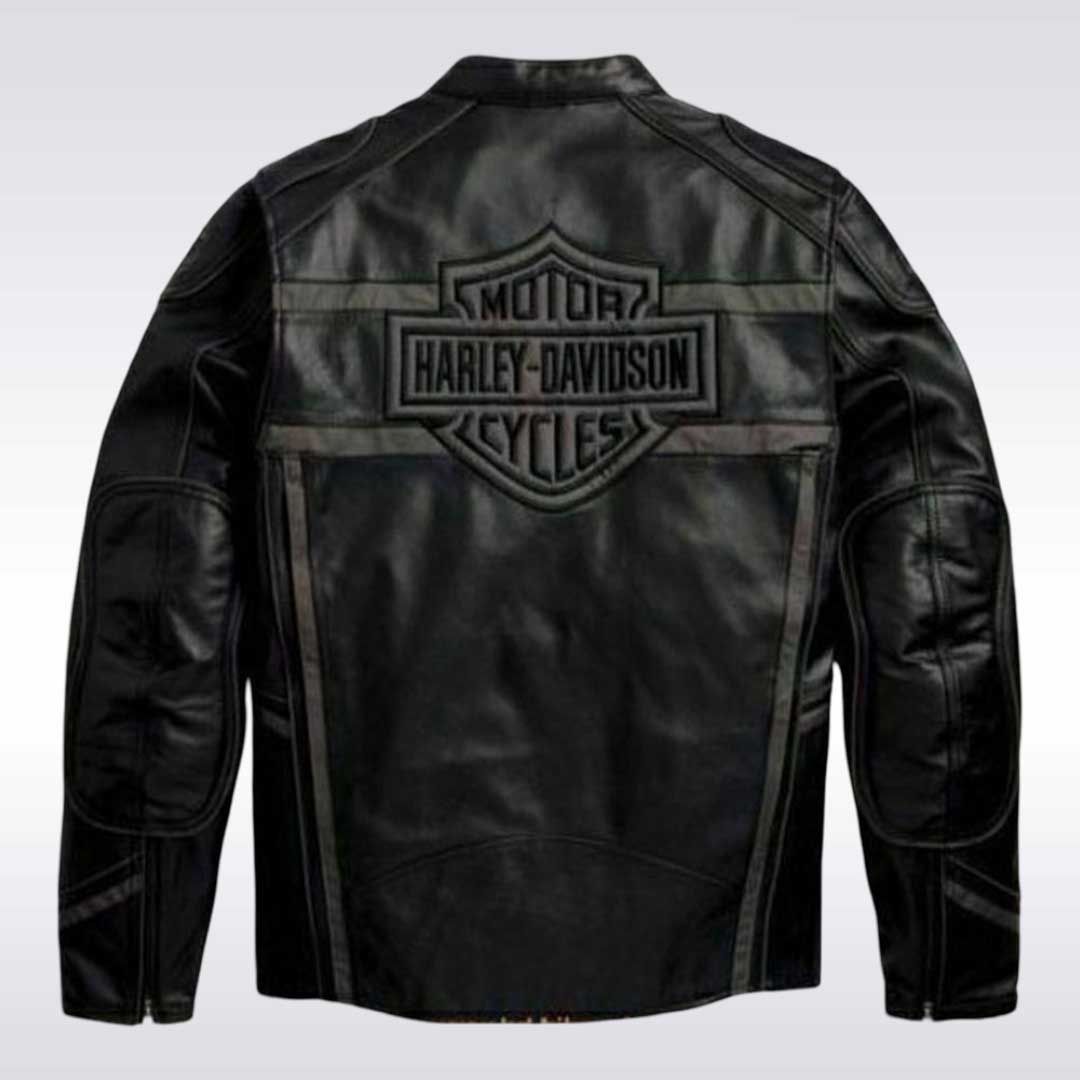 Harley Davidson Men’s Luminator 360 Black Leather Jacket