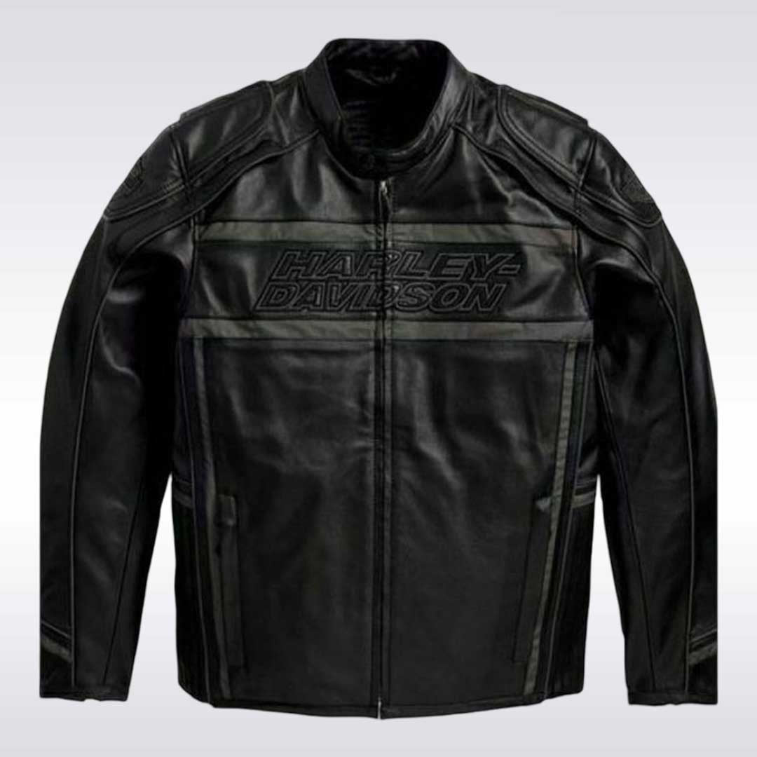 Harley Davidson Men’s Luminator 360 Black Leather Jacket