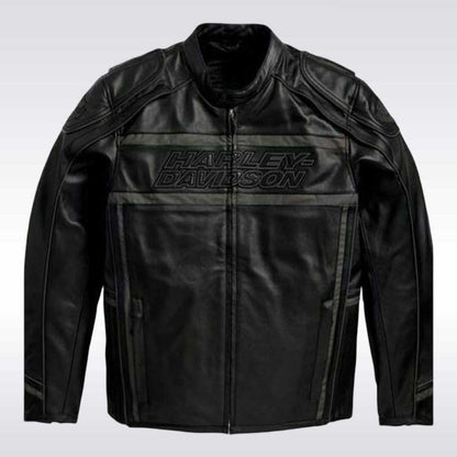 Harley Davidson Men’s Luminator 360 Black Leather Jacket