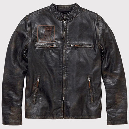 Harley-Davidson Men's Speed Distressed Leather Jacket