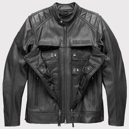 Harley-Davidson Men's Synthesis Leather Jacket