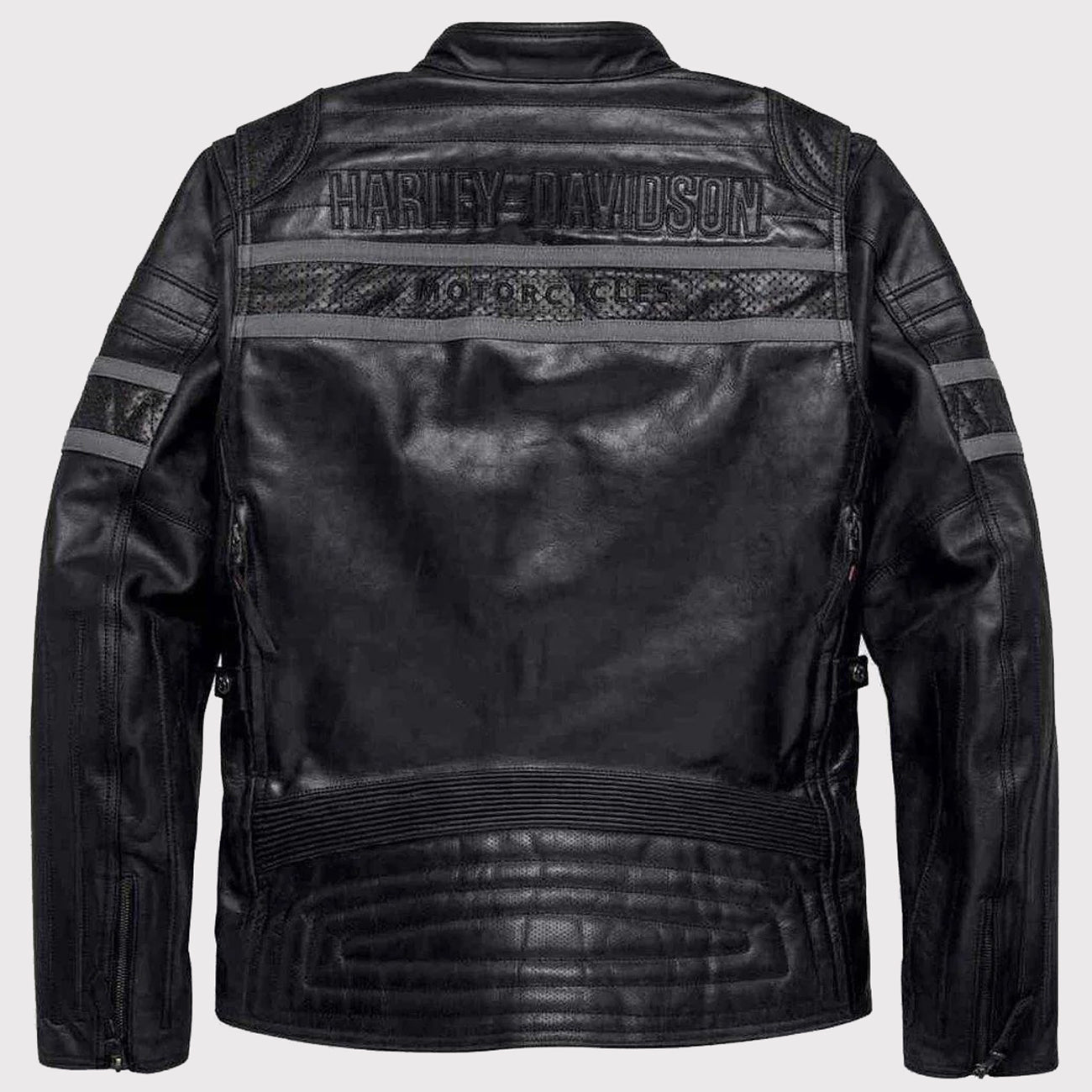 Harley-Davidson Men's Triple Vent System Wick Twister Leather Jacket
