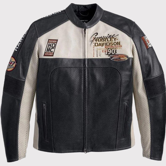 Harley Davidson Regulator Perforated Leather Jacket