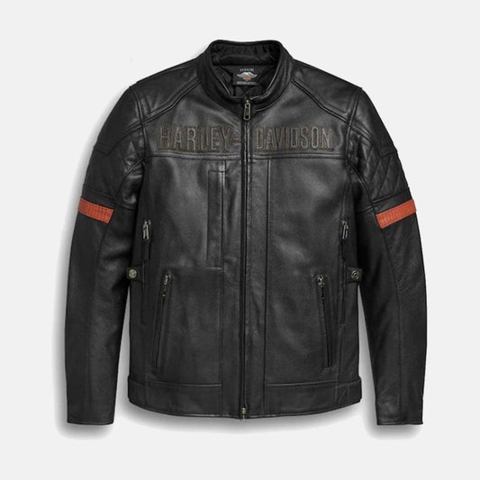 Harley-Davidson Vanocker Waterproof Leather Jacket for Men