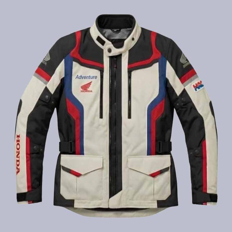 Men's Honda adventure touring motorcycle jacket with CE approved armor