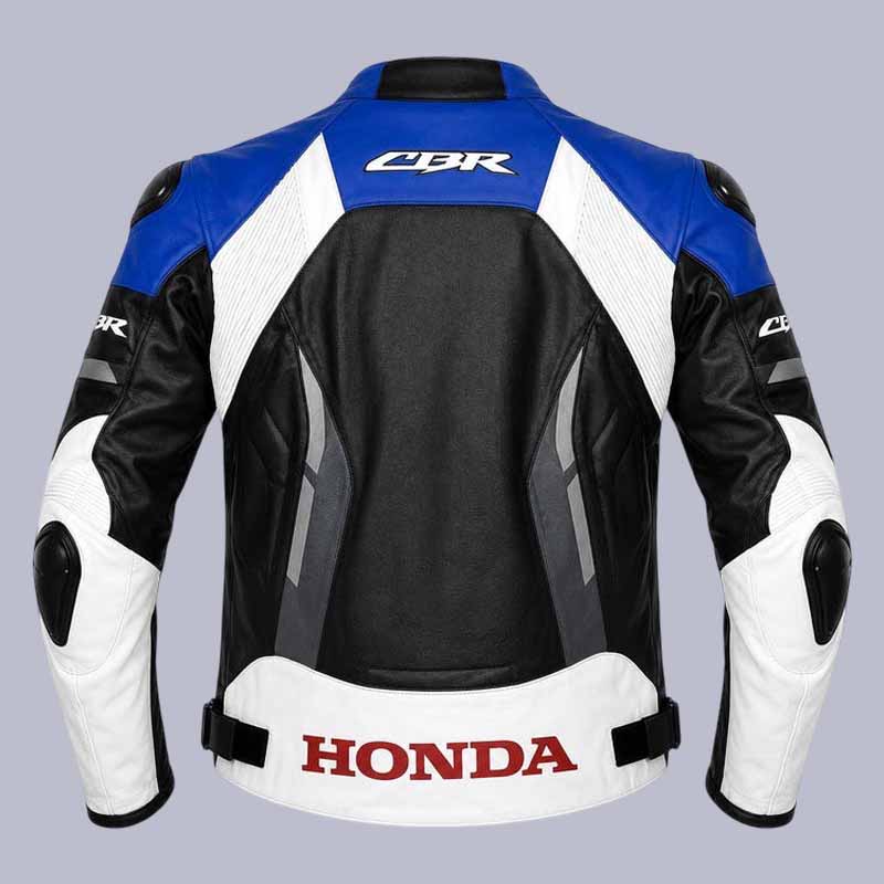 Genuine cowhide Honda CBR motorcycle jacket for racing and touring