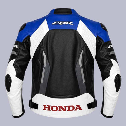Genuine cowhide Honda CBR motorcycle jacket for racing and touring