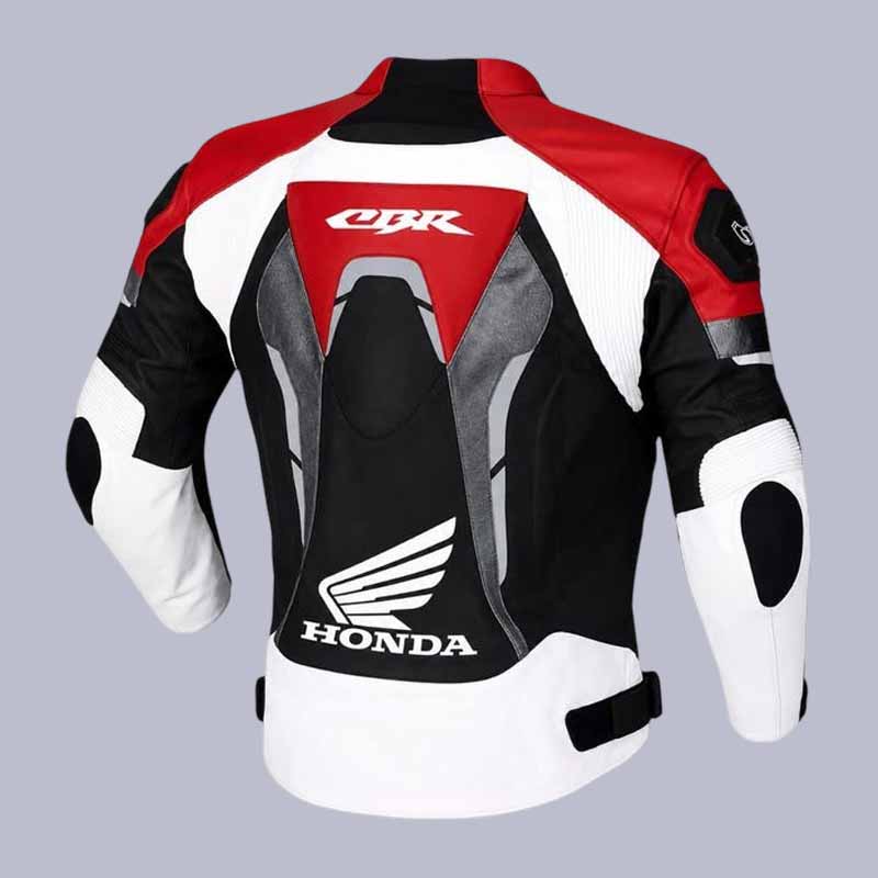 Genuine cowhide Honda HRC riding jacket for touring and racing