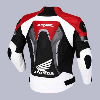 Genuine cowhide Honda HRC riding jacket for touring and racing