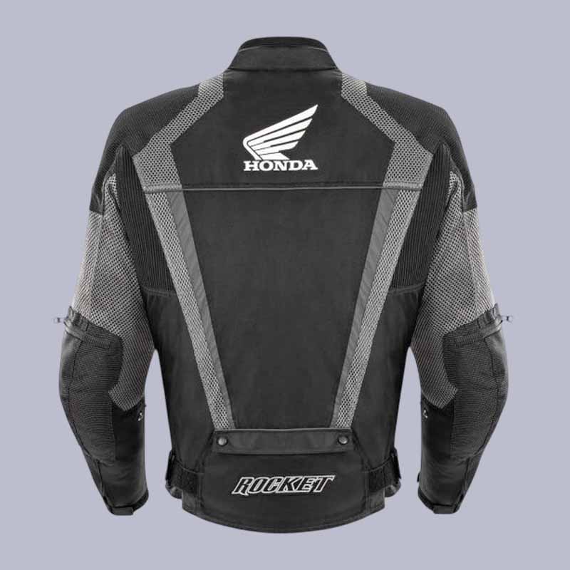 Breathable Honda motorcycle jacket for all season riding
