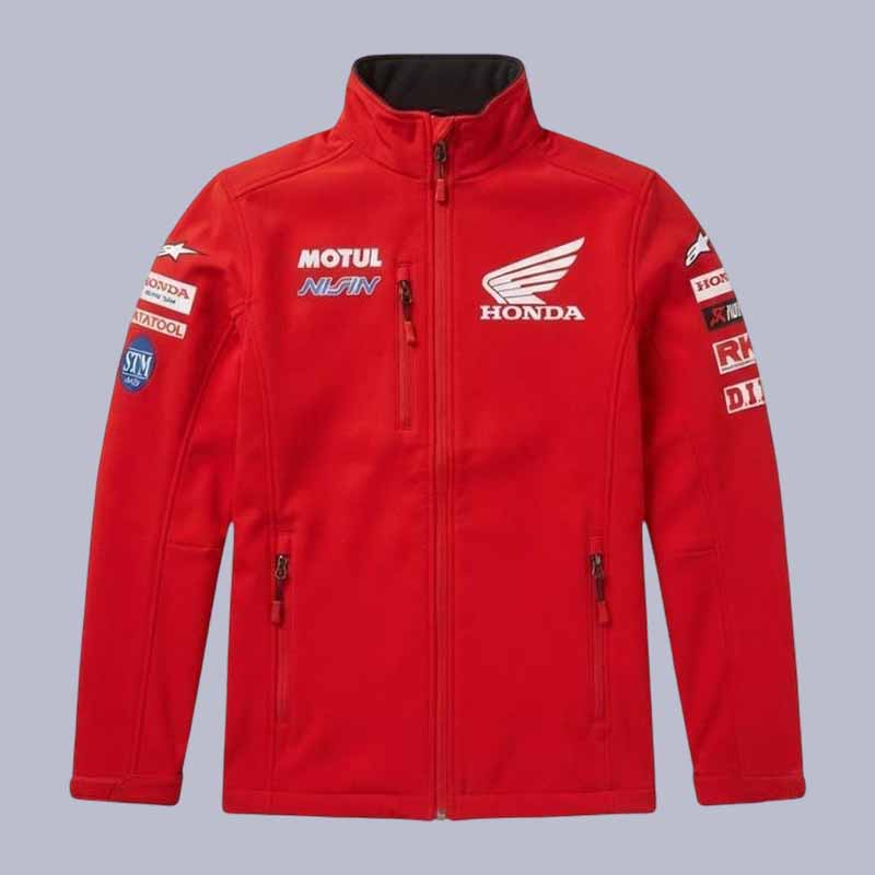 Men's Honda waterproof corduroy motorcycle riding jacket with CE armor