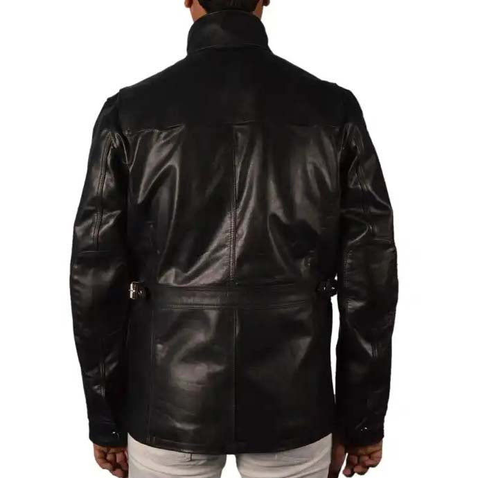 Jack Bauer Black Leather Jacket from 24