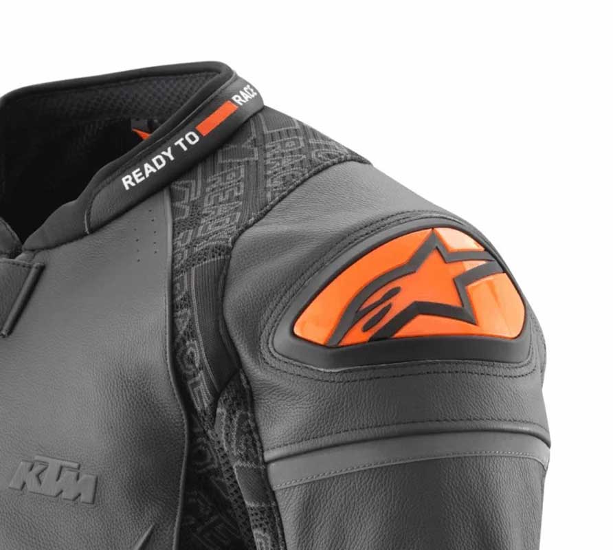 Premium KTM Genuine Leather Biker Jacket with Reinforced Stitching | Jackets Kingdom