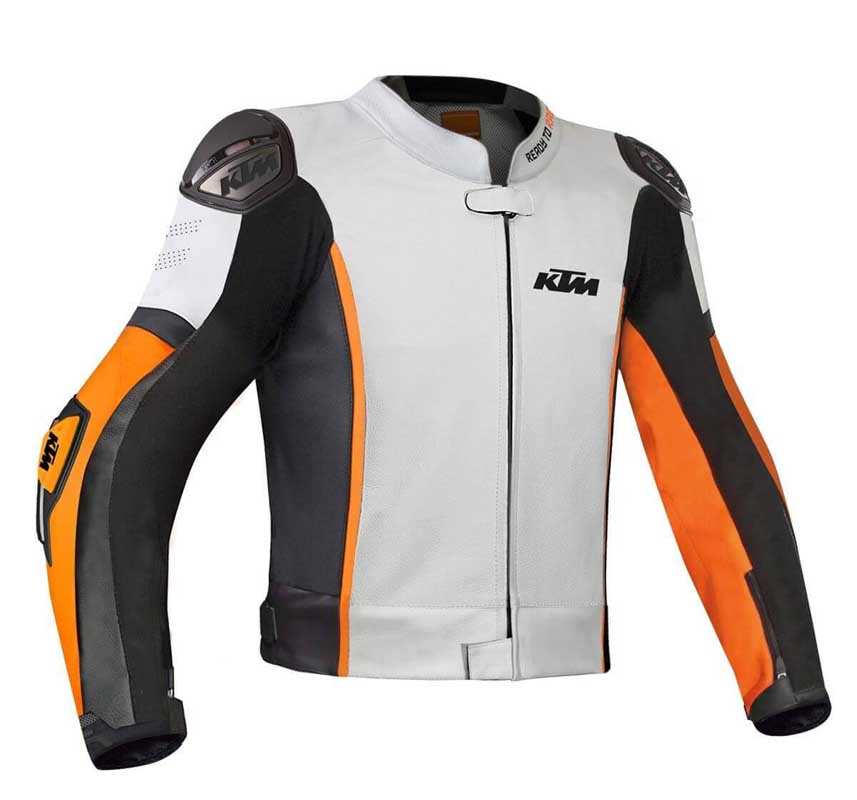 KTM Motorbike Racing Motorcycle Leather Jacket in Genuine Cowhide by Jackets Kingdom