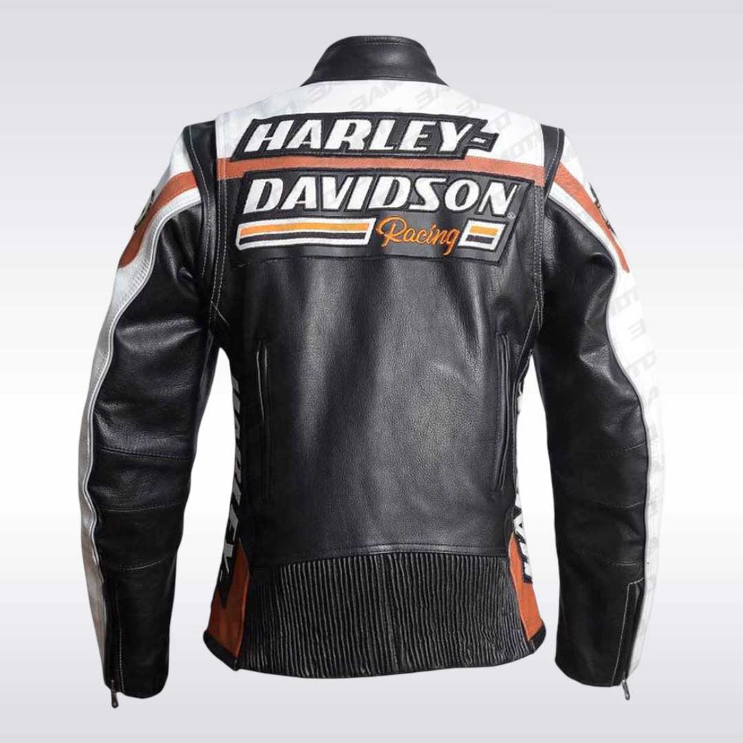 Ladies Harley Davidson Raceway Screamin Eagle Leather Jacket