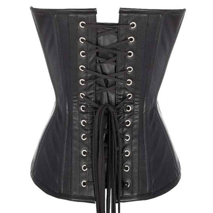 Leather Corset with Criss Cross Lacing