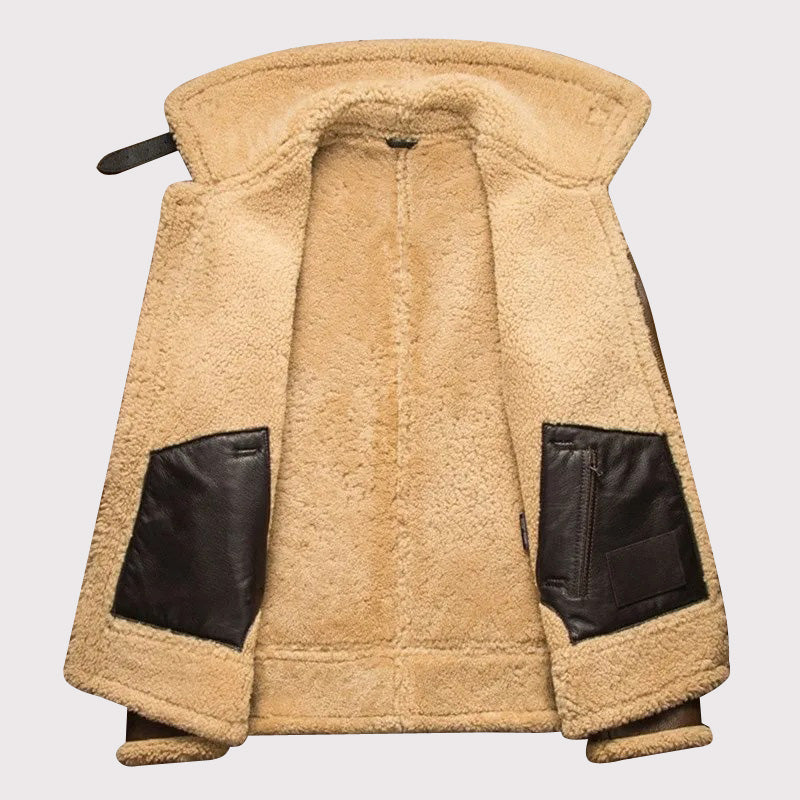 Men's Shearling Aviator Jacket