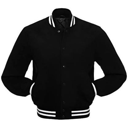 Black Fleece Varsity Jacket