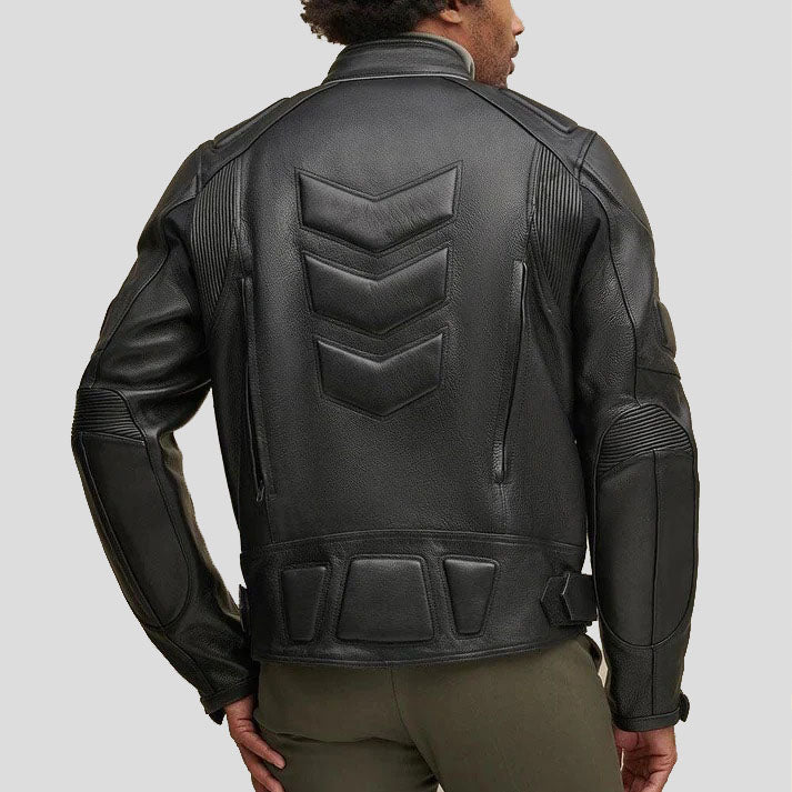 Men's Black Performance Rider Biker Jacket