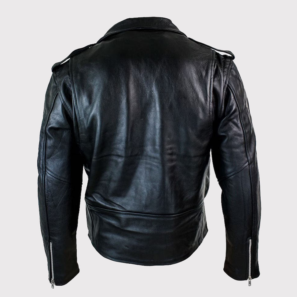 Men's Brando Style Retro Biker Jacket