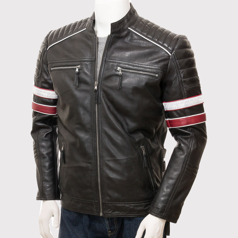 Men's Classic Racing Leather Jacket