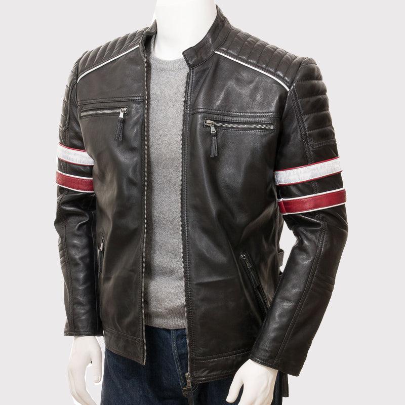 Men's Classic Racing Leather Jacket