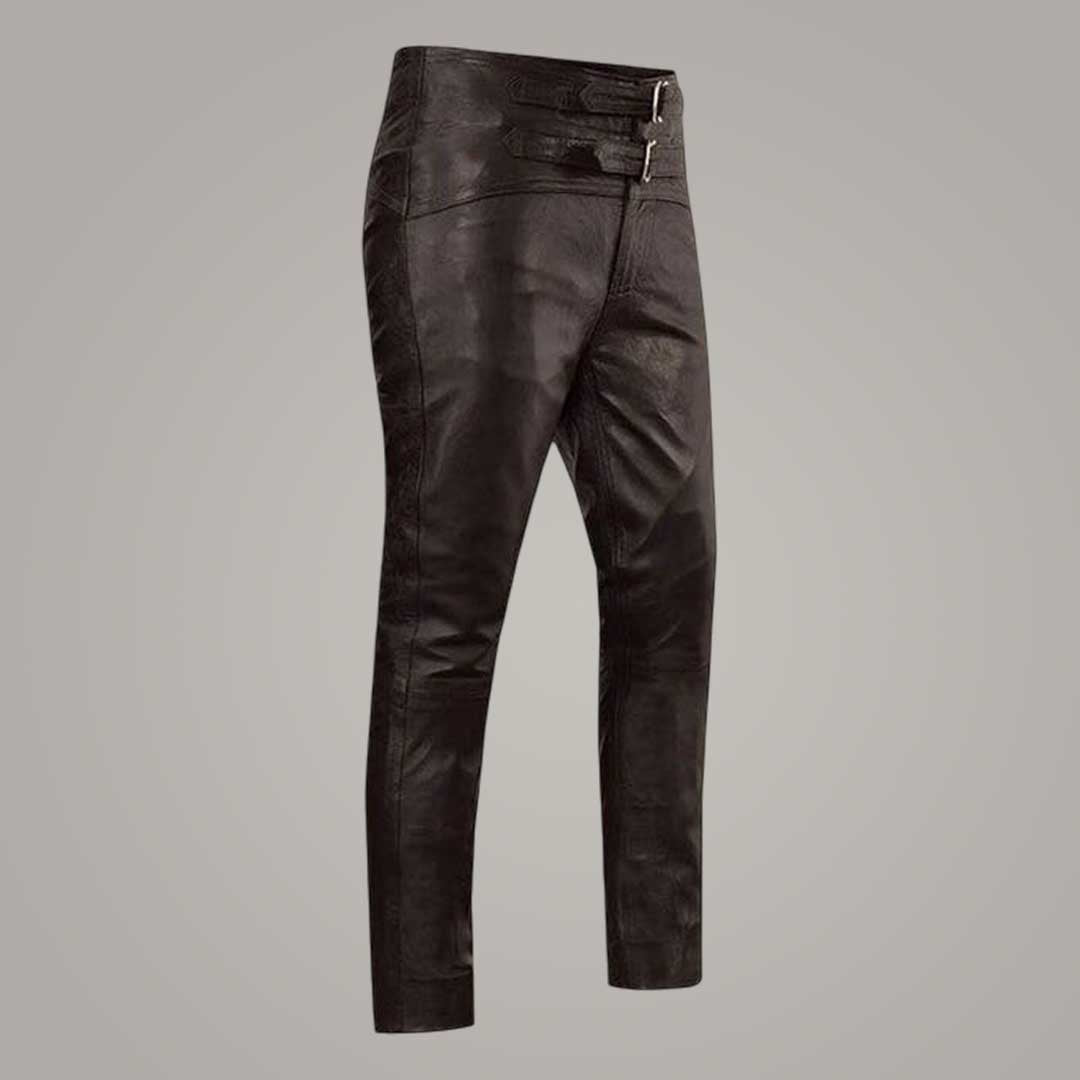 Men's Handmade Leather Pants Jim Morrison Style