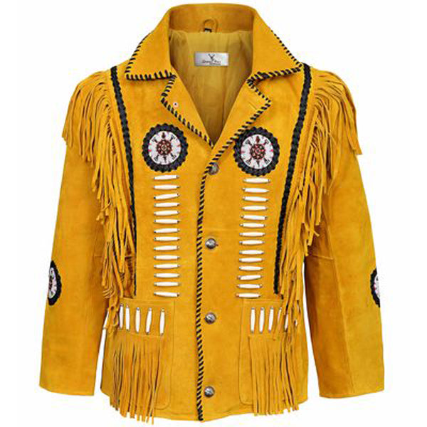 Men's Indian Western Leather Rider Jacket