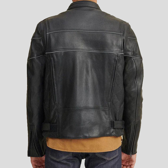 Men's Leather Rider Jacket