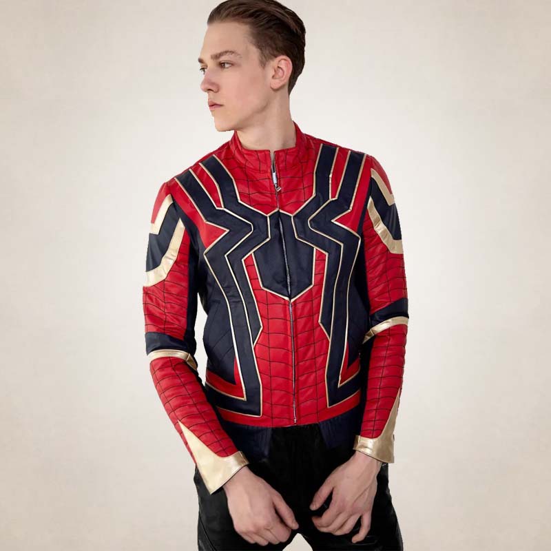 Men’s Spider-Man Movie Leather Jacket