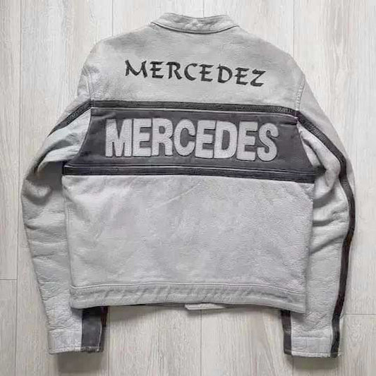 Mercedes Benz F1 Racing Leather Jacket