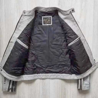 Mercedes Benz F1 Racing Leather Jacket